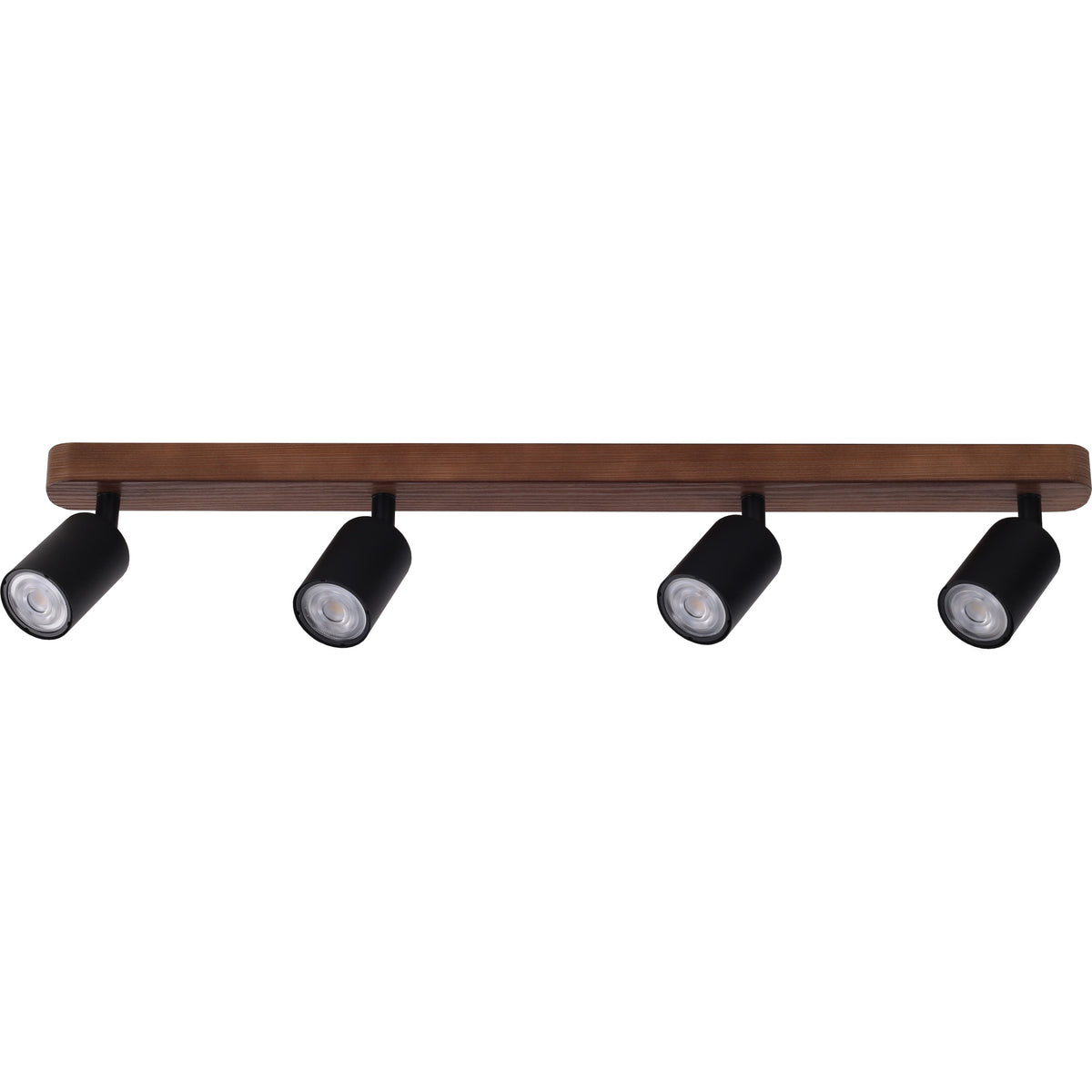 Plafonieră TK Lighting Subrin 4, nuc, 5781