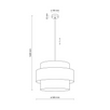 Lampa suspendată Trio Juta 2758 TK 2758