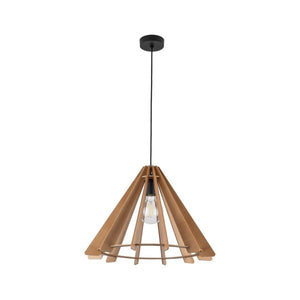 Lampă suspendată TK Lighting Eris, lemn, 6586