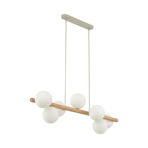 Lustră TK Lighting Estera 7, lemn, 5905