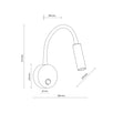 Aplica de perete Lagos White 5921