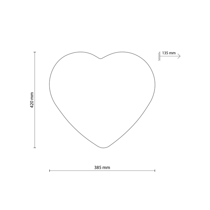 Plafoniera Heart Blue 5924