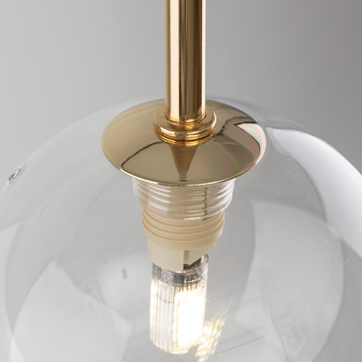 Pendul TK Lighting Nilos 1, negru, auriu, 5941