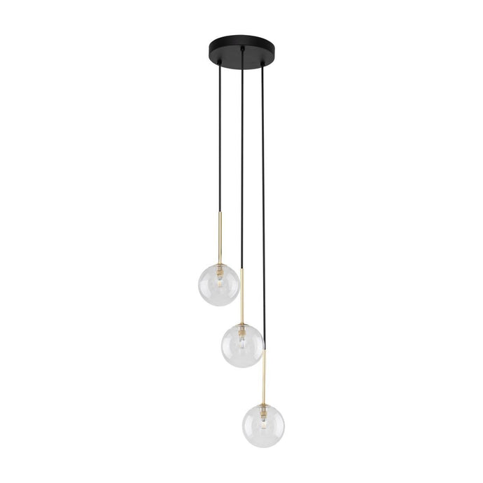 Lampa suspendată Nilos Black/Gold 5942