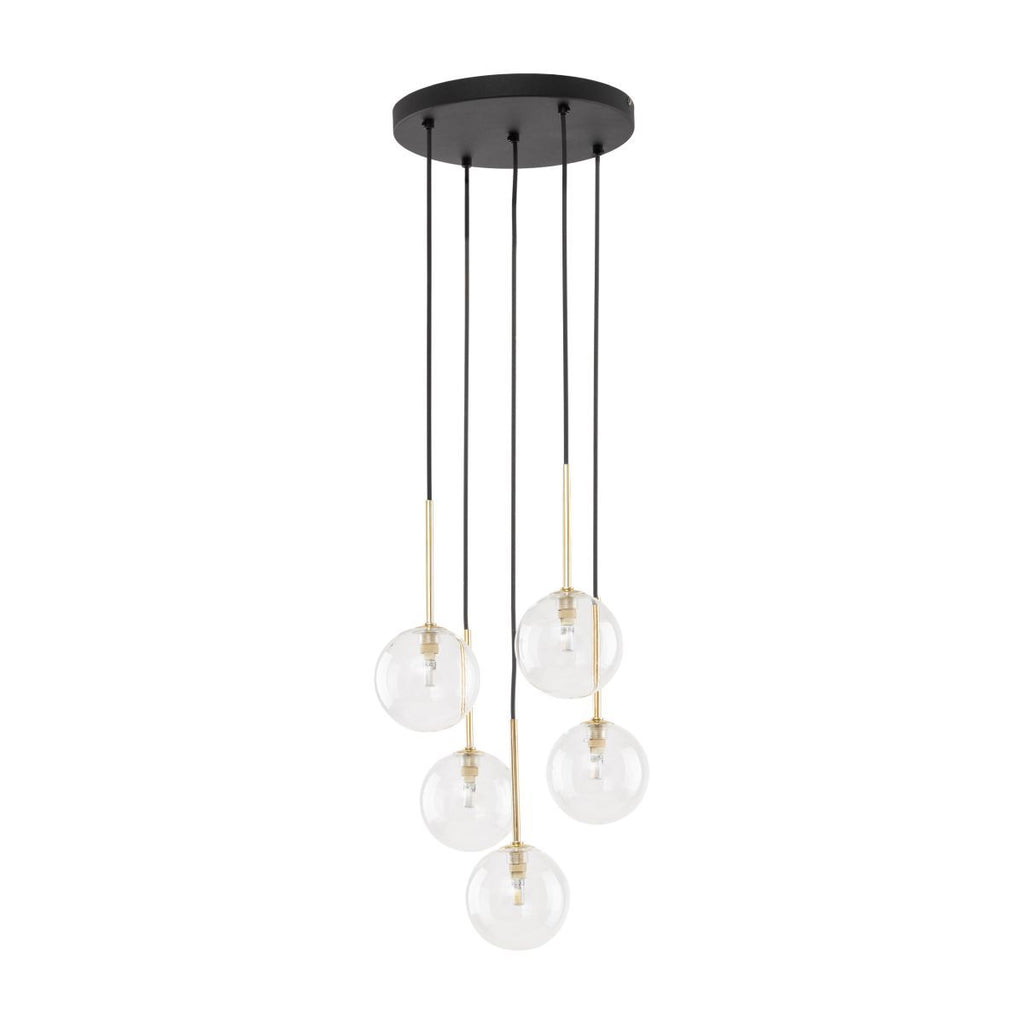 Lampa suspendată Nilos Black/Gold 5943