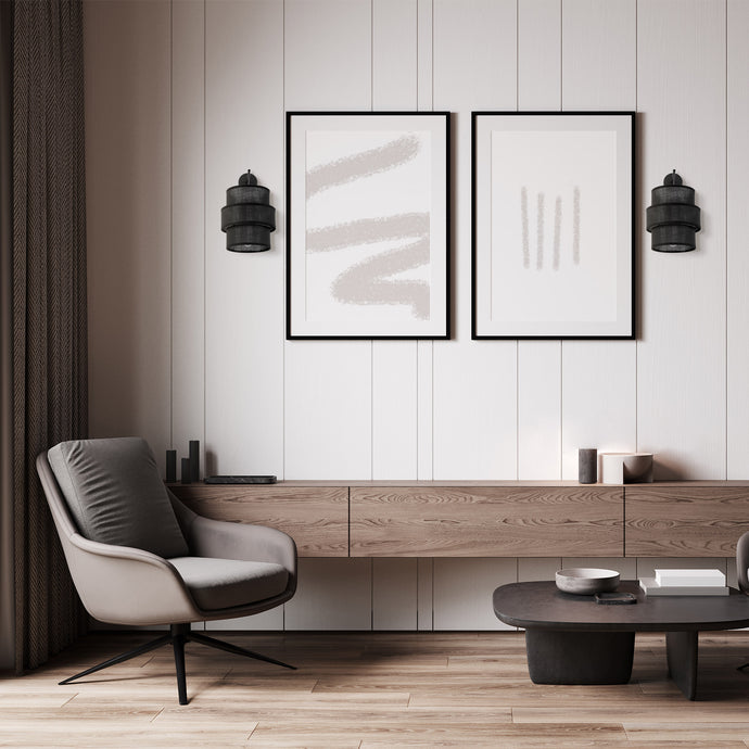 Aplica de perete Calisto Black 5955