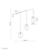 Lampa suspendată Elio Mix 3 5972 TK 5972