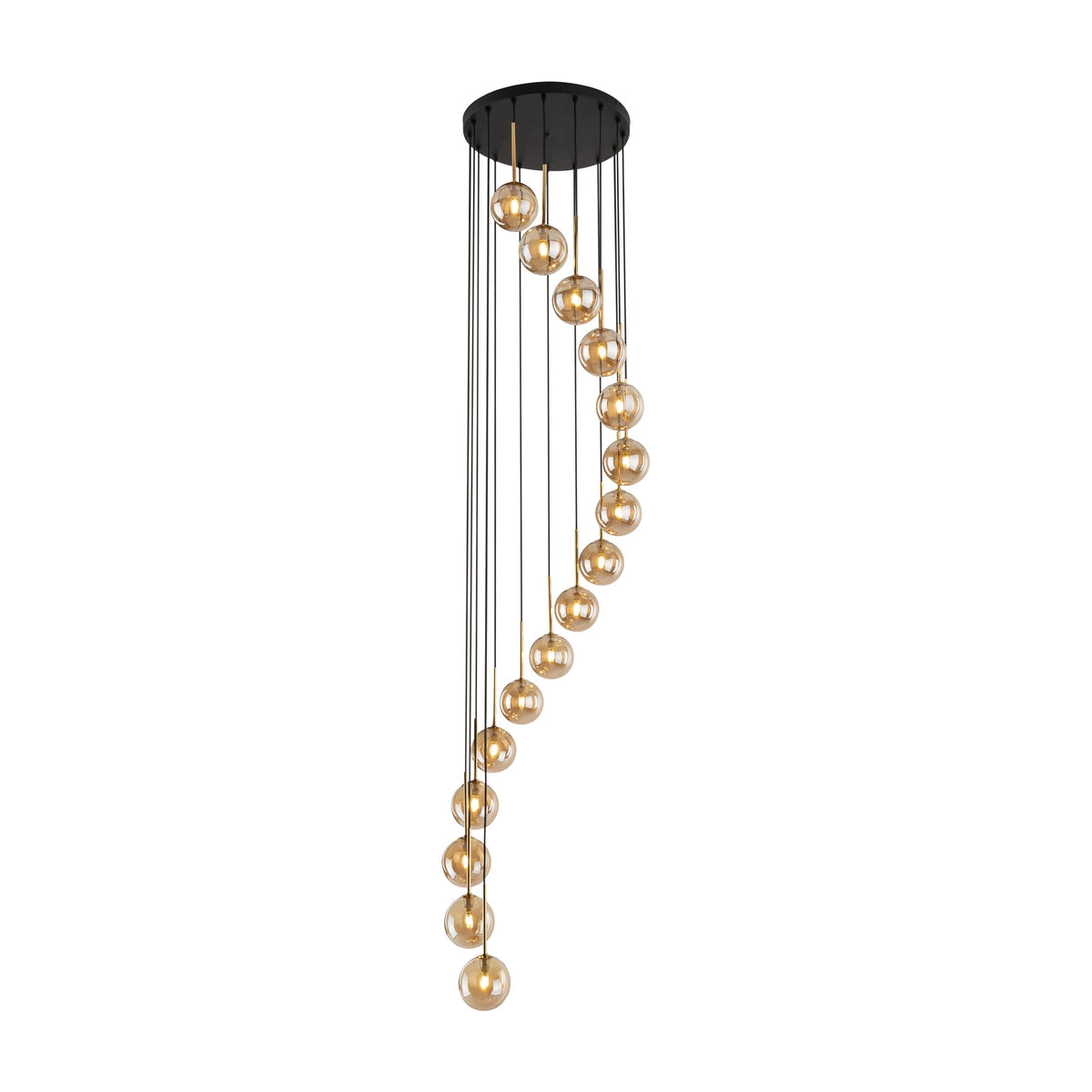 Lustră TK Lighting Aurora 16, auriu, 16 x G9, 6023