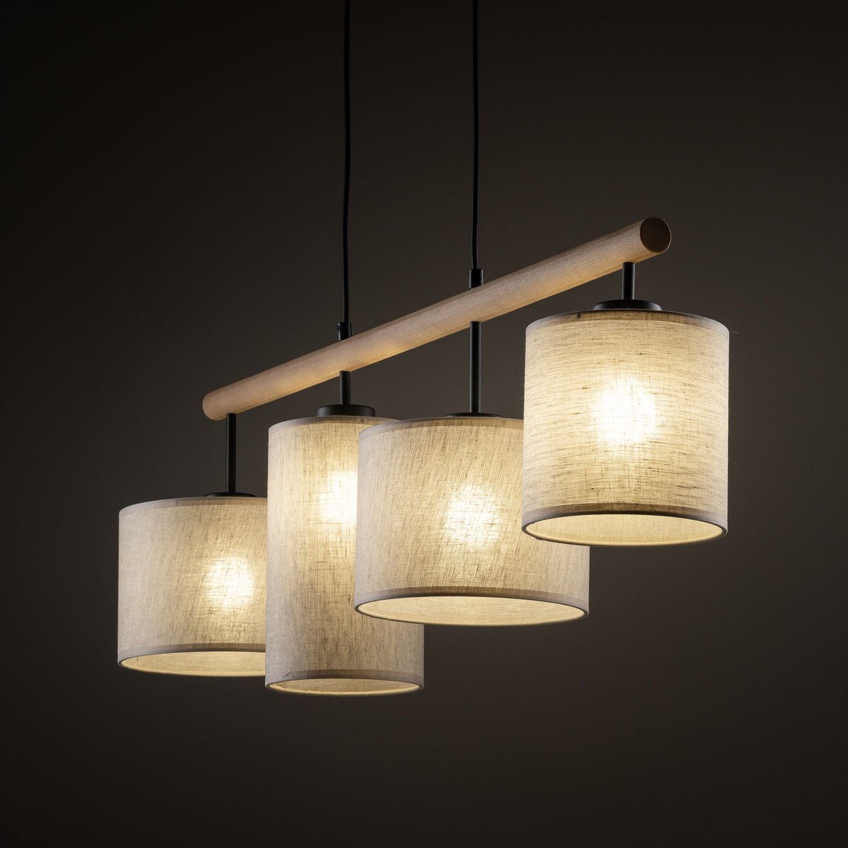 Lustră TK Lighting Deva 4 Fsc 100% SA-COC-006060, natur, 4 x E27, 6108