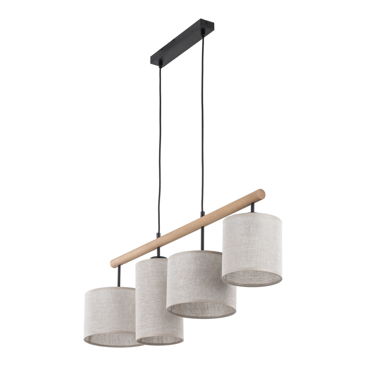 Lustră TK Lighting Deva 4 Fsc 100% SA-COC-006060, natur, 4 x E27, 6108