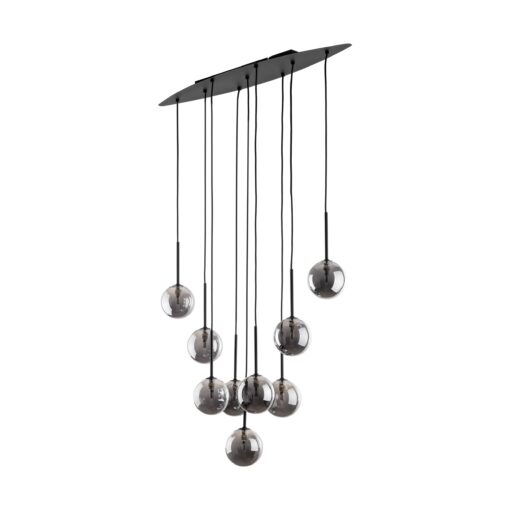 Lustră TK Lighting Estera 9, negru, 6148