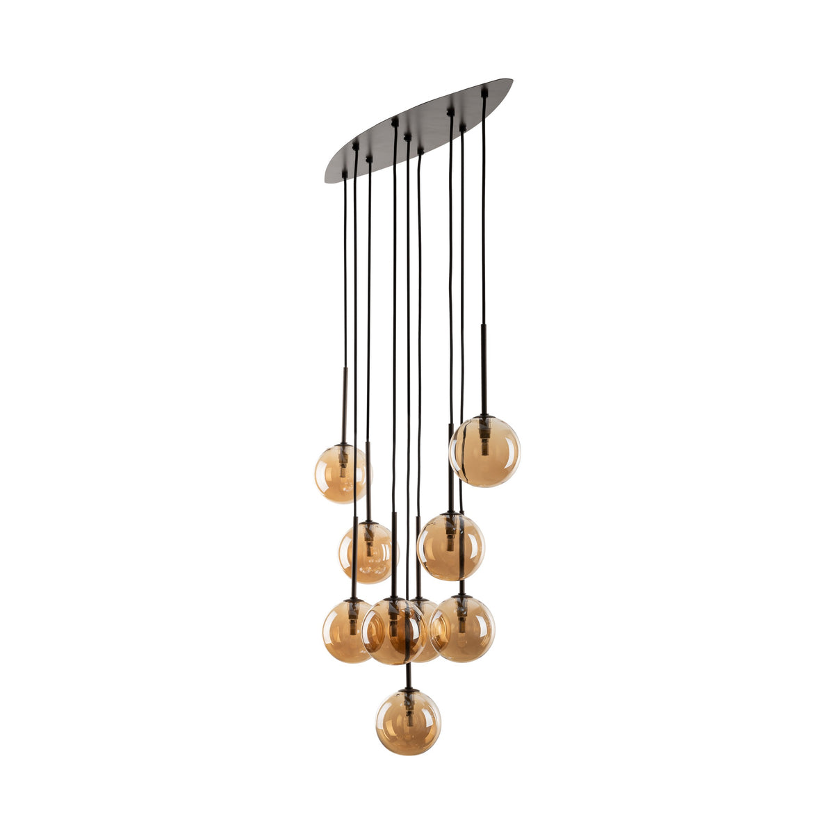 Lustră TK Lighting Estera 9, maro, 9 x G9, 6149