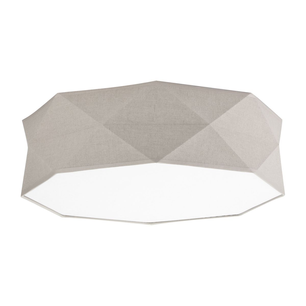 Plafonieră TK Lighting Kantoor 4 becuri LED, bej, 52 cm, 6195
