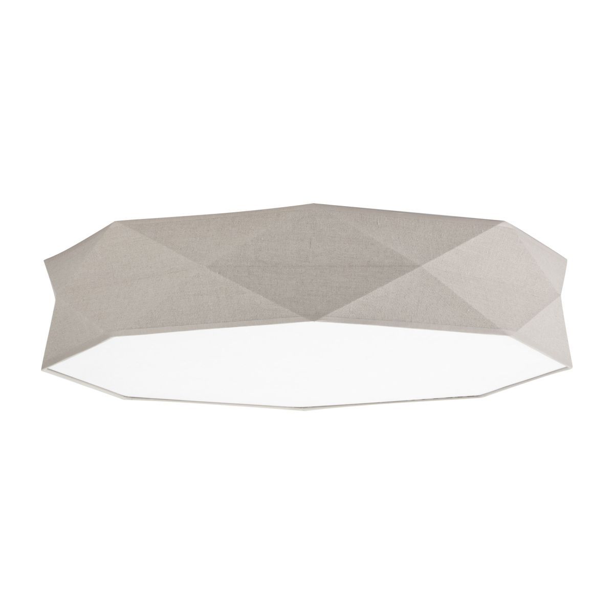 Plafonieră TK Lighting Kantoor 6 becuri LED, bej, 78 cm, 6196