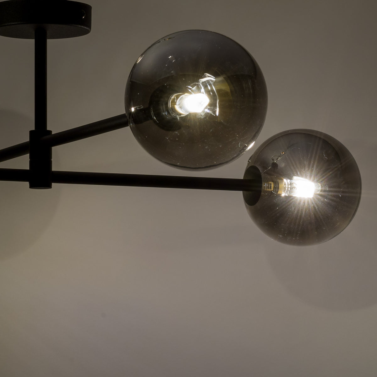 Plafonieră TK Lighting Sarius 4, negru, grafit, 4 x G9, 6235