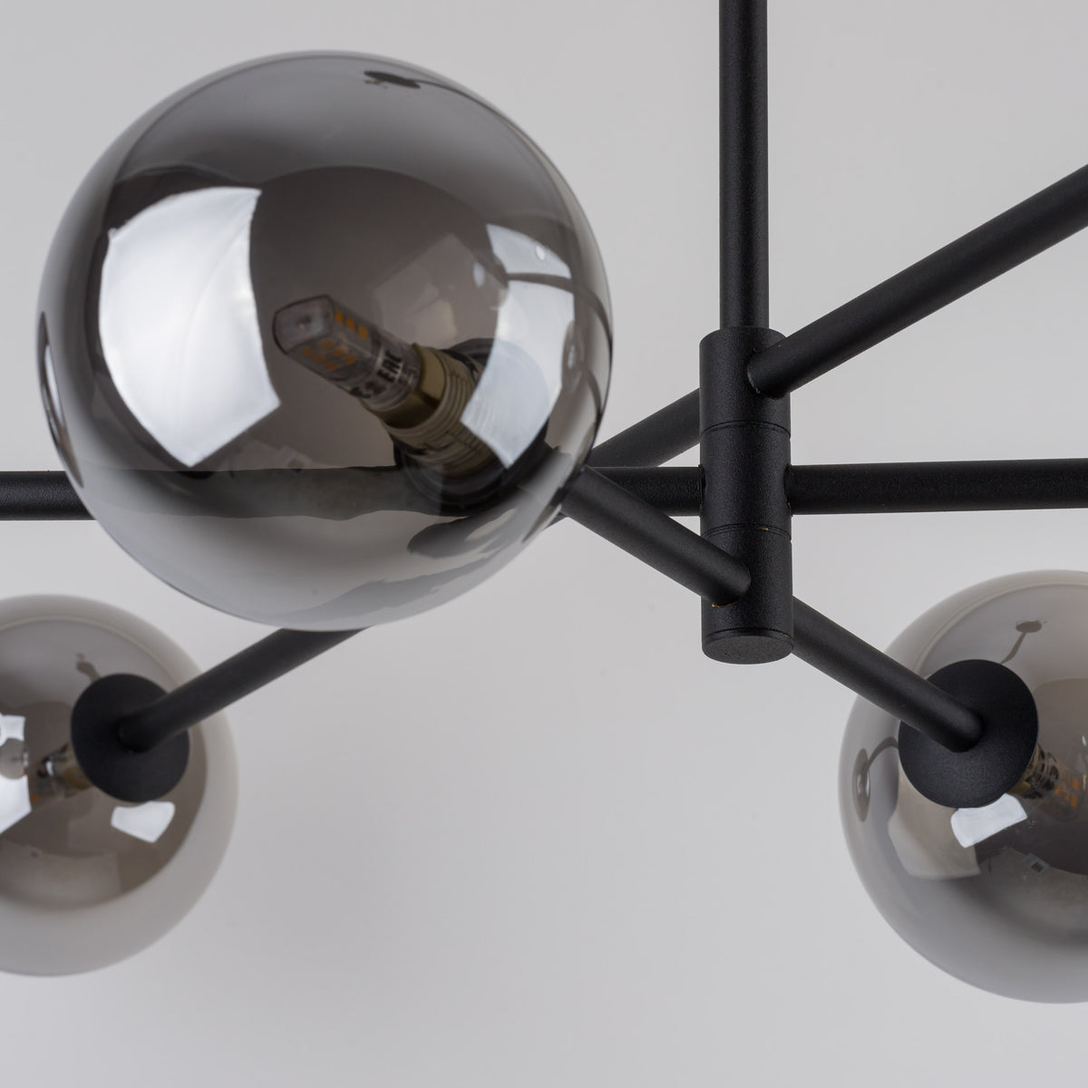 Plafonieră TK Lighting Sarius 6, negru, grafit, 6 x G9, 6236