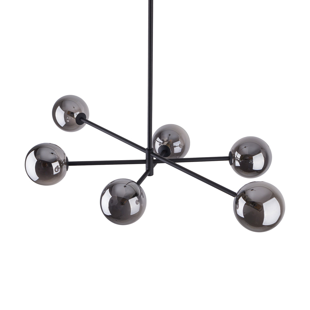 Plafonieră TK Lighting Sarius 6, negru, grafit, 6 x G9, 6236