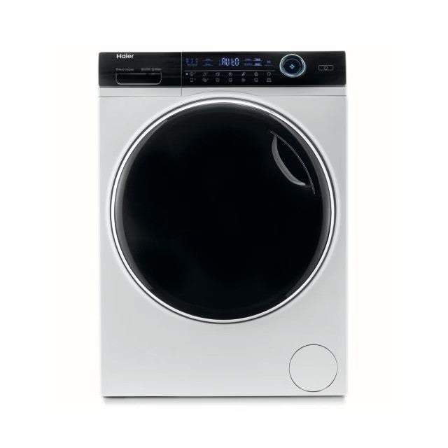 Masina de spalat rufe Haier HW100-B14979-S, 10 kg, 1400 rpm, Clasa A, Motor Direct Motion, Refresh, ABT, Steam, Dual spray, Pillow Drum, iTime, Smart Detecting, Alb