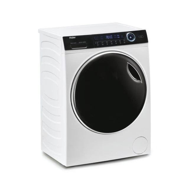 Masina de spalat rufe Haier HW100-B14979-S, 10 kg, 1400 rpm, Clasa A, Motor Direct Motion, Refresh, ABT, Steam, Dual spray, Pillow Drum, iTime, Smart Detecting, Alb