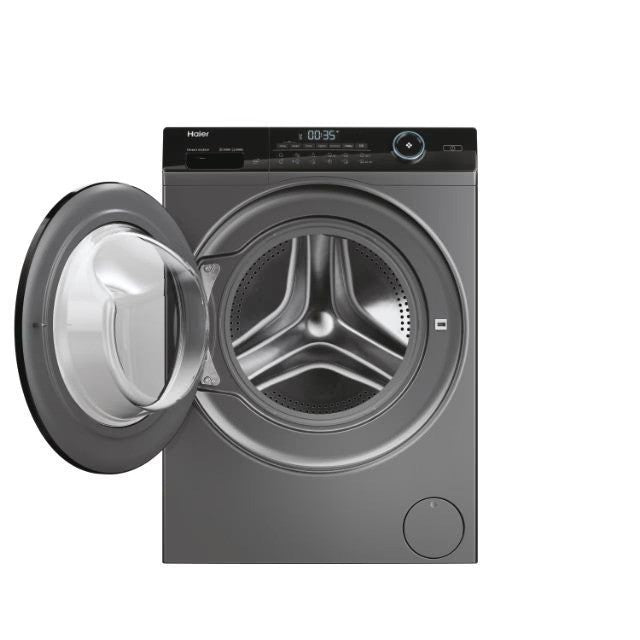 Masina de spalat rufe Haier HW80-B14959S8U1S, 8 kg, 1400 rpm, Clasa A, Motor Direct Motion, Wi-Fi, Refresh, ABT, Steam, iTime, Pillow Drum, Dual Spray, Antracit