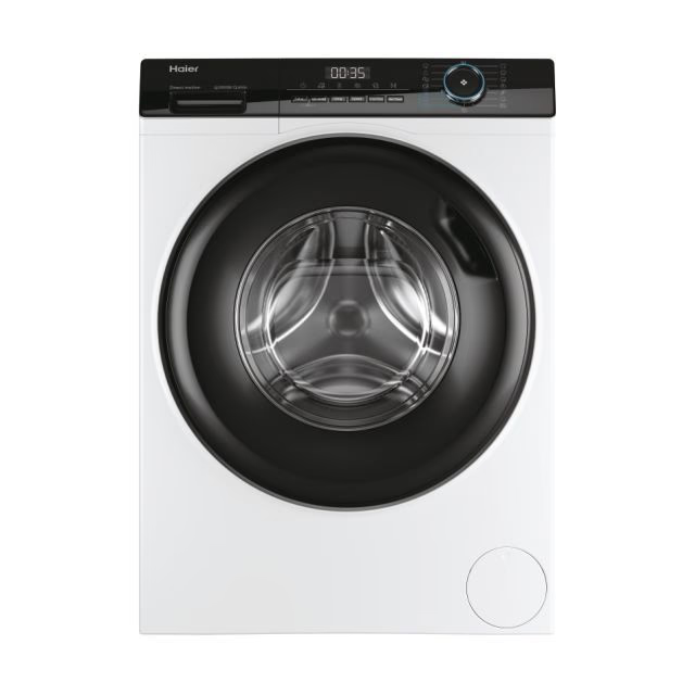 Masina de spalat rufe Haier HW80-B14939-S, 8 kg, 1400 rpm, Motor Direct Motion, Refresh, ABT, Steam, Clasa A, Alba