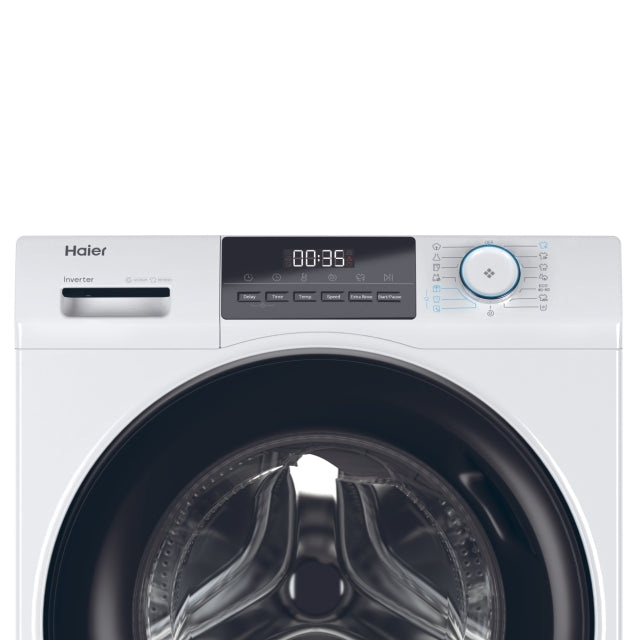 Mașină de spălat rufe Haier HW100-BP14929A-S, 10 kg, 1400 rpm, albă