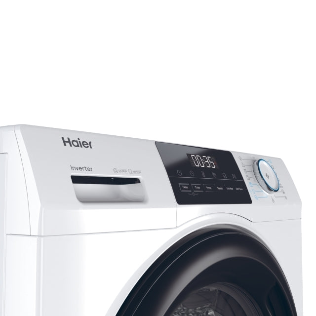 Mașină de spălat rufe Haier HW100-BP14929A-S, 10 kg, 1400 rpm, albă