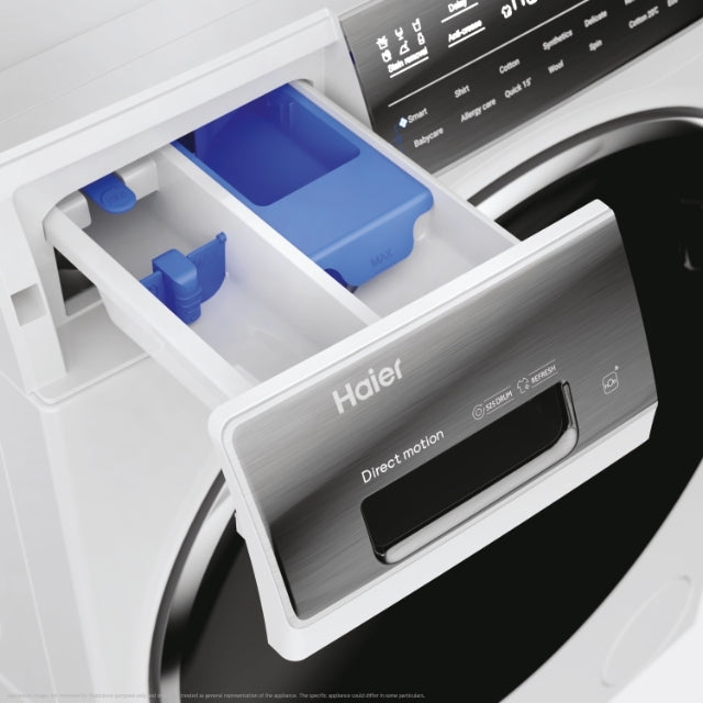 Mașină de spălat rufe Haier HW80-B14979TU1-S, 8 kg, 1400 rpm, albă