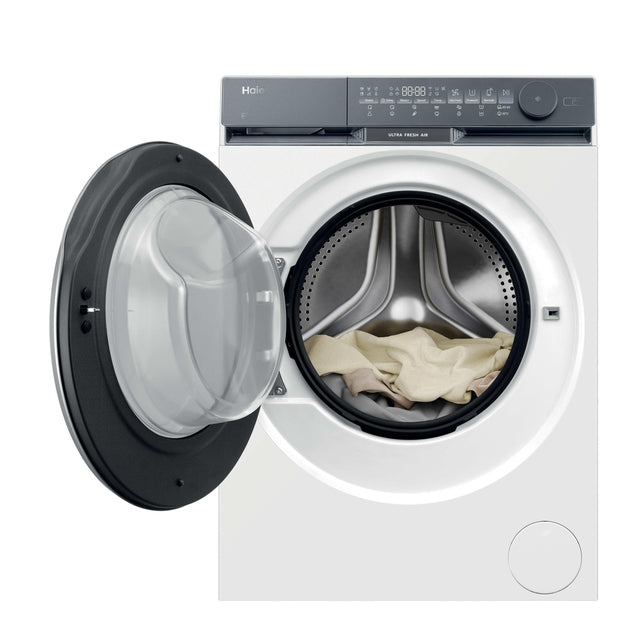 Mașină de spălat rufe Haier HW100-B14387U1-S, 10 kg, 1400 rpm, albă