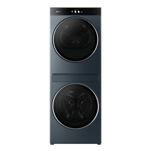 Centru de spălare și uscare Haier CLC108-GNU1-S, 10 kg / 8 kg, 1400 rpm, albastru