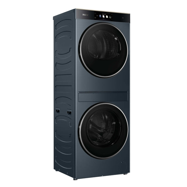 Centru de spălare și uscare Haier CLC108-GNU1-S, 10 kg / 8 kg, 1400 rpm, albastru