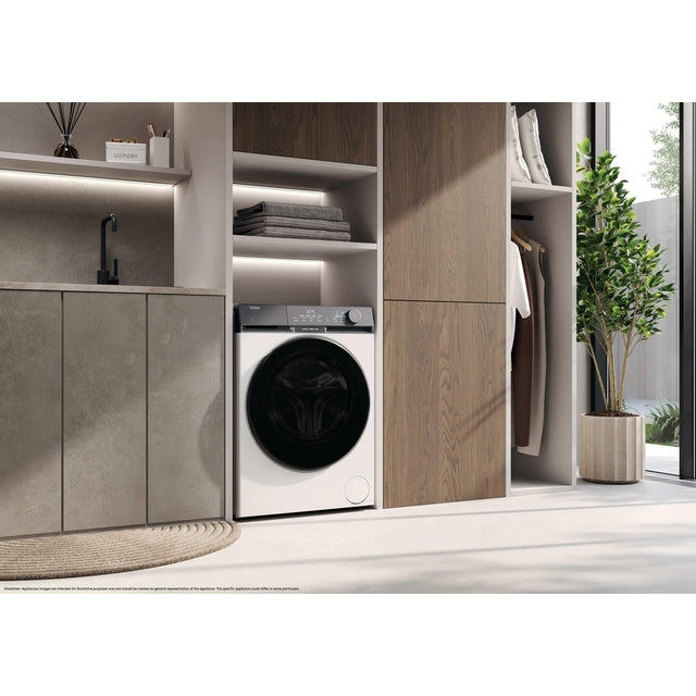 Mașină de spălat rufe cu uscător Haier HWD100-B14387US, 6 kg / 6 kg, 1400 rpm, neagră