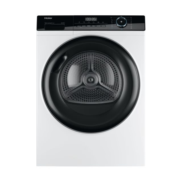Uscător de rufe Haier HD80-A2939-S, 8 kg, pompă de căldură, alb