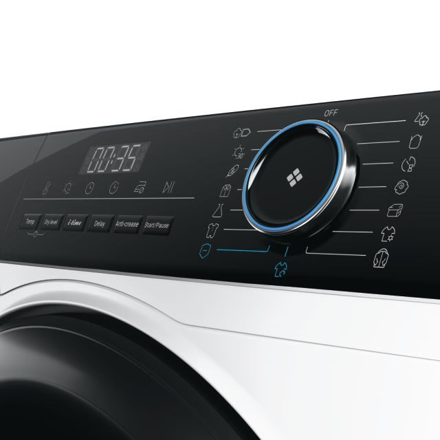 Uscător de rufe Haier HD80-A2939-S, 8 kg, pompă de căldură, alb
