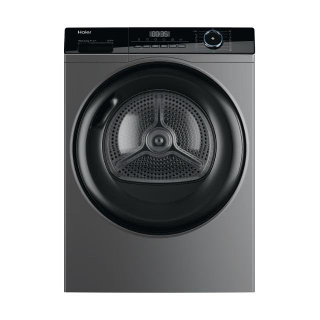 Uscator de rufe Haier HD90-A3939R-S9kg, A+++, Pompa de caldura, iRefresh, 14 pr, Antracit