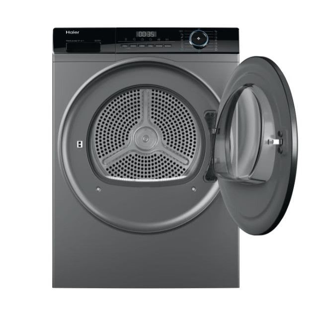 Uscator de rufe Haier HD90-A3939R-S9kg, A+++, Pompa de caldura, iRefresh, 14 pr, Antracit