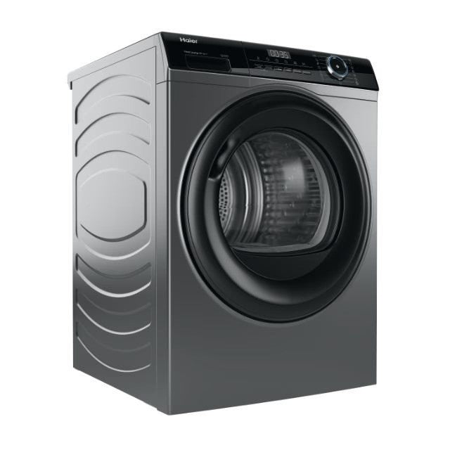 Uscator de rufe Haier HD90-A3939R-S9kg, A+++, Pompa de caldura, iRefresh, 14 pr, Antracit