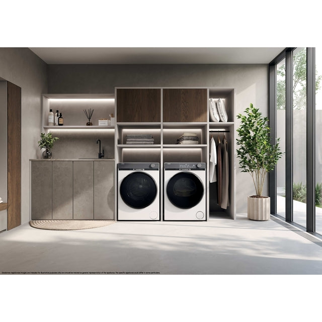 Uscător de rufe Haier HD100-CQ387U1-S, 10 kg, pompă de căldură, alb