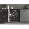 Masina de spalat rufe incorporabila HAIER HWQ90B416FWBB-S, Motor Inverter, clasa A, 9 kg, 1600 rpm, Instant Mix Technology, Steam Plus, iTime, negru lucios