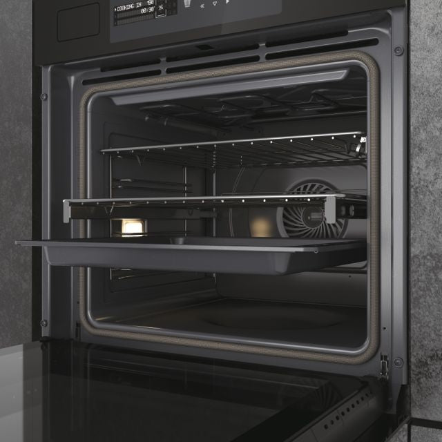 Cuptor încorporabil Haier HWO60SM6S9BH, 70 l, curățare pirolitică, negru