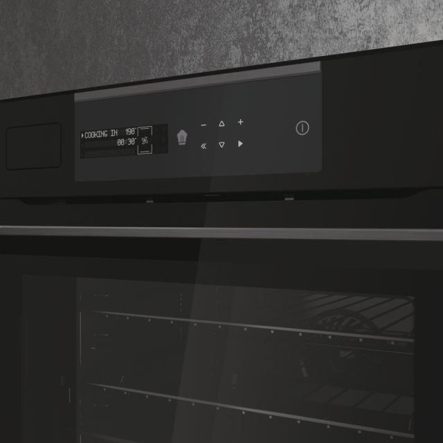 Cuptor încorporabil Haier HWO60SM6S9BH, 70 l, curățare pirolitică, negru