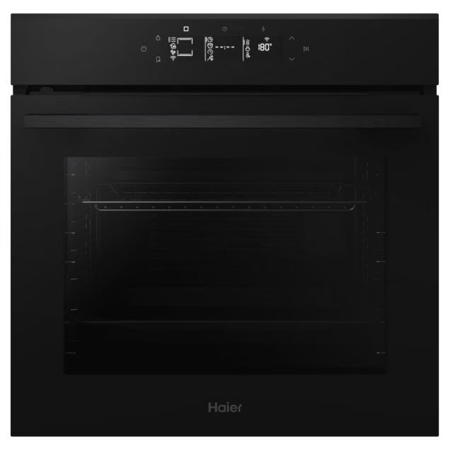 Cuptor electric incorporabil Haier H6 ID46G3SHTB 78l, A++, niveluri gatire 7, Wifi, curatare Steam Cleaning, ghidaj telescopic da - Standard, temperatura 30°C-300°C, Steam Steam Plus-Titanium 1000 ml, Camera No, Functii 26