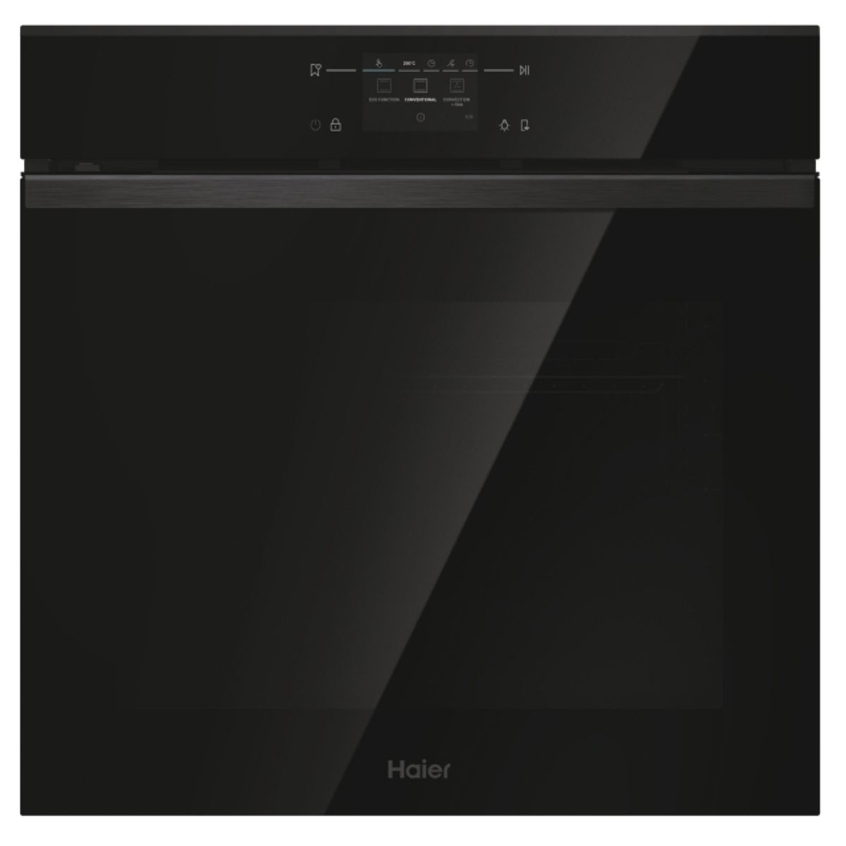 Cuptor electric incorporabil Haier H6 ID66C3YTB 78l, A++, niveluri gatire 7, Wifi, curatare Pyro & Hydro, ghidaj telescopic da - Standard, temperatura 30°C-300°C, Steam N/A N/A, Camera No, Functii 21, geamuri usa 4
