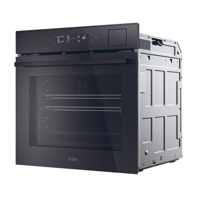 Cuptor încorporabil Haier H6 ID46G5SYTB, 78 l, curățare pirolitică, negru