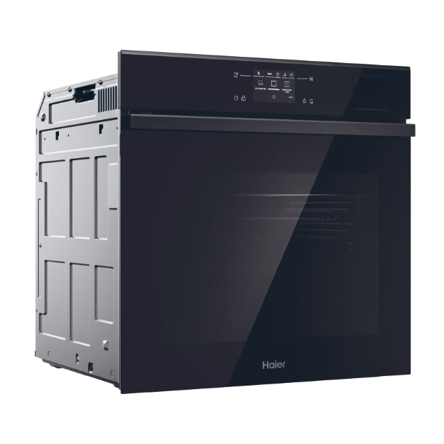 Cuptor încorporabil Haier H6 ID68C5SYTB, 78 l, curățare pirolitică, negru