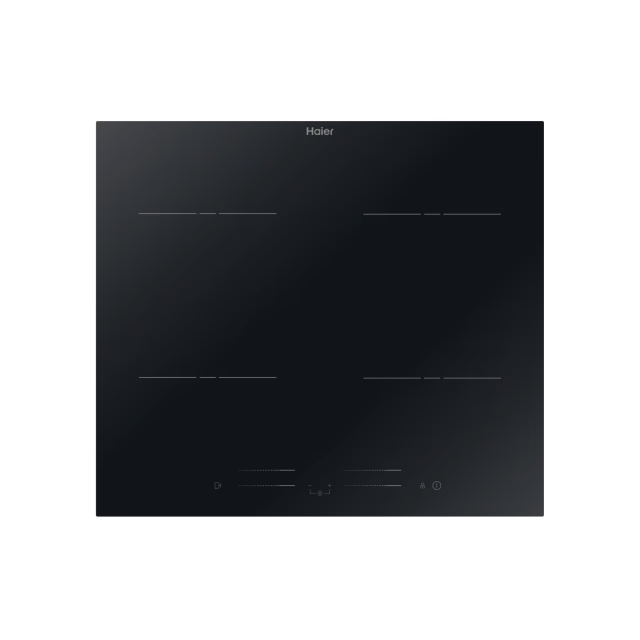 Plita cu inductie, incorporabila HAIER HAIPSJ64MC, 60 cm, WiFi, functie Boost, Cook with me, sonda pentru controlul temperaturii, slider Touch Control, 4 zone de gatire, neagra