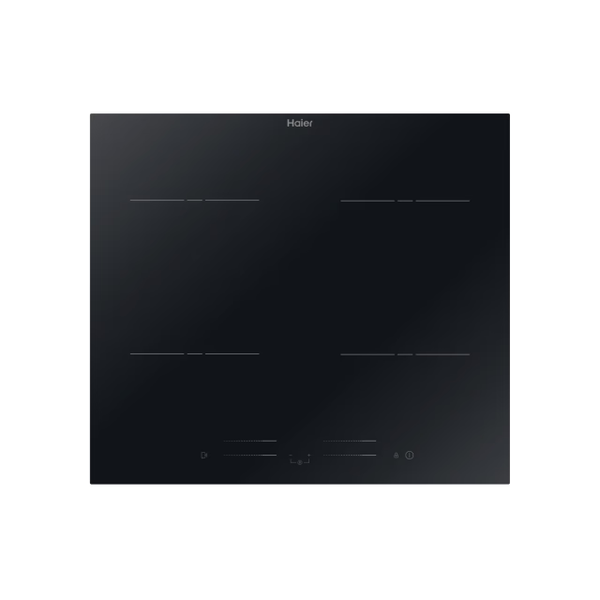 Plita cu inductie, incorporabila HAIER HAIPSJ64MC, 60 cm, WiFi, functie Boost, Cook with me, sonda pentru controlul temperaturii, slider Touch Control, 4 zone de gatire, neagra