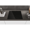 Plita cu inductie, incorporabila HAIER HAIPSJ64MC, 60 cm, WiFi, functie Boost, Cook with me, sonda pentru controlul temperaturii, slider Touch Control, 4 zone de gatire, neagra