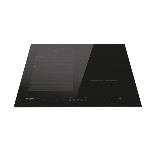 Plită cu inducție încorporabilă Haier HAMTP64MC, 60 cm, 6 zone, neagră