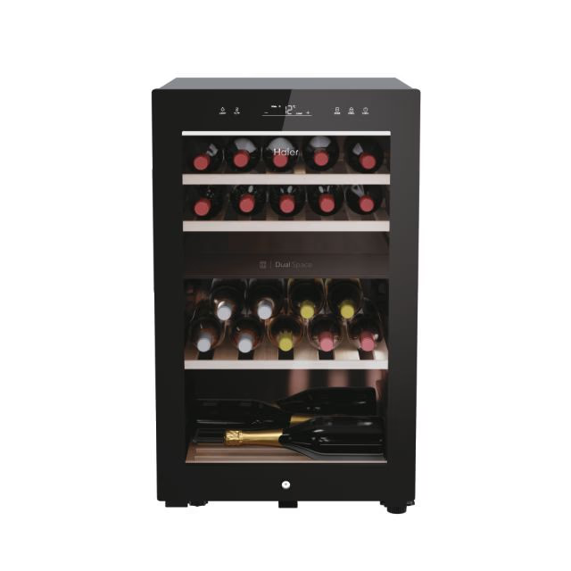 Răcitor de vinuri Haier HWS42GDAU1, 42 sticle, două zone
